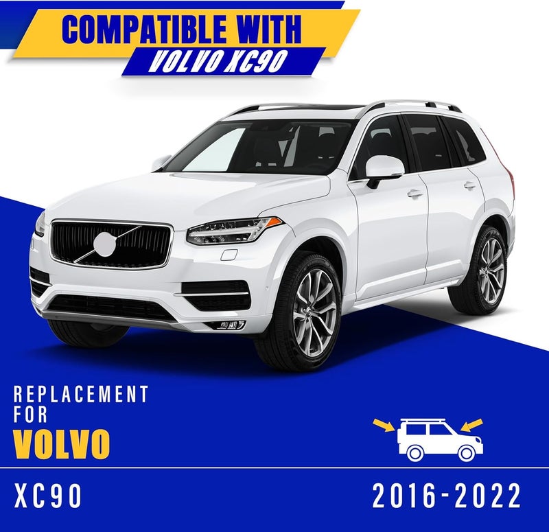 Rooppa 3 مساحات استبدال لسيارة فولفو XC90 من 2016-2022، شفرات مساحات الزجاج الأمامي استبدال المعدات الأصلية - 24"/20"/15" (مجموعة من 3) قفل علوي - Image 5